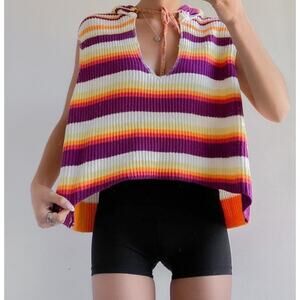 NWT Urban Outfitters Reid Hooded Sleeveless Sweater Vest Ladies size Large